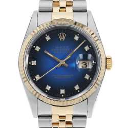 ロレックス デイトジャスト 10Pダイヤ 179173G ラピスラズリ Z番 レディース 中古 腕時計 ROLEX】ロレックス『デイトジャスト 10Pダイヤ ラピスラズリ』179173G