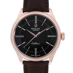 50529 ブラック ROLEX（ロレックス）チェリーニ デュアルタイム 中古