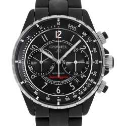 シャネル CHANEL J12 29mm H2569 レディース 腕時計 8P ダイヤ ブラック セラミック クォーツ ウォッチ 90317525 新品)CHANEL シャネル J12 ブラック セラミック 8Pダイヤ 29mm H2569