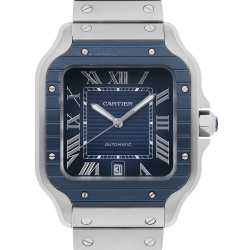 WSSA0048 ブルー Cartier(カルティエ)サントス ドゥ カルティエ LM WSSA0048 ブルー Cartier(カルティエ)サントス ドゥ カルティエ LM