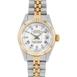 ロレックス ROLEX デイトジャスト A番 腕時計 時計 K18WG（ホワイトゴールド） ステンレススチール レディース ホワイト系 ローマ 79174 【中古】 楽天市場】ロレックス ROLEX デイトジャスト A番 腕時計 時計 K18WG