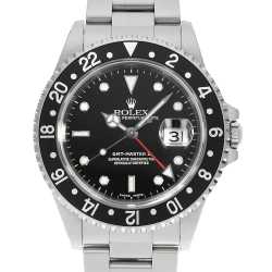16710 ブラック ROLEX（ロレックス）GMTマスターII 赤黒ベゼル 中古