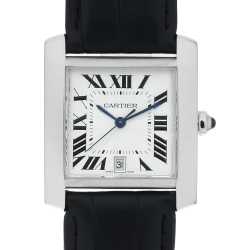 W50011S3 シルバー Cartier（カルティエ）タンクフランセーズ LM 中古
