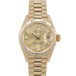 69178G シャンパン ROLEX（ロレックス）デイトジャスト 10Pダイヤ 中古