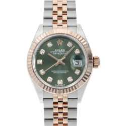 【142662】ROLEX ロレックス 279171G デイトジャスト 28 オーベルジーヌダイヤル ランダム番 PG/SS 自動巻き ギャランティーカード 当店オリジナルボックス 腕時計 時計 WATCH レディース 女性 女【中古】 ロレックス - オイスター パーペチュアル デイトジャスト | ROLEX