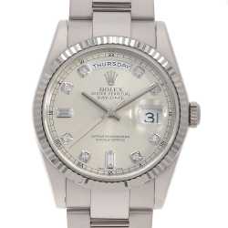 228206A アイスブルー ROLEX（ロレックス）デイデイト40 10Pバゲット