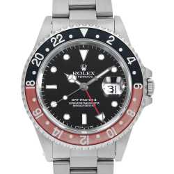 16710 ブラック ROLEX（ロレックス）GMTマスターII 赤黒ベゼル 中古