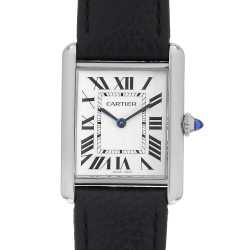 WSSA0022 シルバー Cartier（カルティエ）サントス デュモン LM 中古