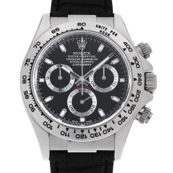116519G ブラック ROLEX（ロレックス）コスモグラフ デイトナ 8Pダイヤ 