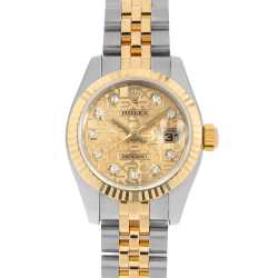 179173G シャンパン ROLEX（ロレックス）デイトジャスト 10P