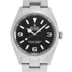 RUKURUKUページ 124270 ブラック ROLEX（ロレックス）エクスプローラーI 新品