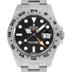 SALE! CITIZEN ブラック クロノグラフ腕時計 216570 ブラック ROLEX（ロレックス）エクスプローラーII 中古