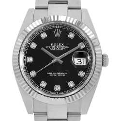 126234G ブラック ROLEX（ロレックス）デイトジャスト36 10Pダイヤ