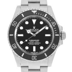 124060 ブラック ROLEX（ロレックス）サブマリーナ ノンデイト 中古