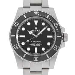 124060 ブラック ROLEX(ロレックス)サブマリーナ ノンデイト 中古 124060 ブラック ROLEX(ロレックス)サブマリーナ ノンデイト 中古