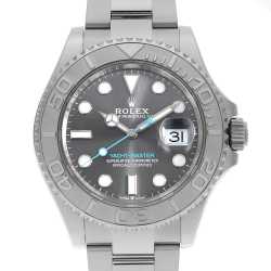 にこ 未使用【ROLEX】ロレックス ヨットマスター42 Ref.226627 ブラック文字