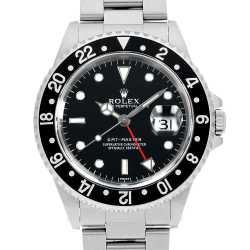 16710 ブラック ROLEX（ロレックス）GMTマスターII 赤黒ベゼル 中古