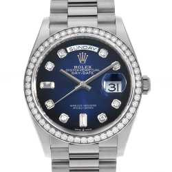 128349RBR ホワイトシェル ROLEX（ロレックス）デイデイト36 ベゼル