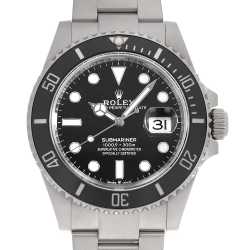 ロレックス 腕時計 サブマリーナ 124060 黒 124060 ブラック ROLEX（ロレックス）サブマリーナ ノンデイト 中古