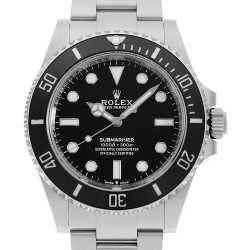 yasu ロレックス サブマリーナノンデイト 124060 124060 ブラック ROLEX（ロレックス）サブマリーナ ノンデイト 中古