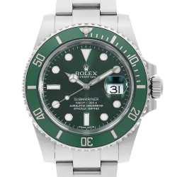 ①新未使用未開封rolexグリーンサブマリーナデイト116610LV(グリーン) 116610LV グリーン ROLEX（ロレックス）サブマリーナ デイト 中古