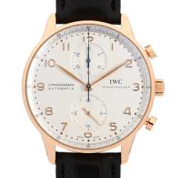 IW371464 シルバー×ブラック IWC ポルトギーゼ クロノ 日本限定 中古