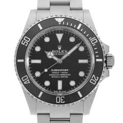 GO　ロレックス　ROLEX サブマリーナー ノンデイト124060 124060 ブラック ROLEX（ロレックス）サブマリーナ ノンデイト 中古