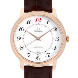 オメガ デ・ヴィル プレステージ オービス 424.10.33.20.55.004 レディース 中古 腕時計 新品)OMEGA オメガ デ・ヴィル プレステージ オービス ホワイト 424.10