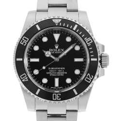 つむつむ 114060 ブラック ROLEX（ロレックス）サブマリーナ ノンデイト 中古