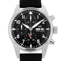 IW388113 ブラック IWC パイロットウォッチ クロノグラフ 新品 | 東京 