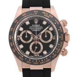 ROLEX Daytona 116518LN 8Pダイヤ文字盤 116518LNG ブラック ROLEX（ロレックス）コスモグラフ デイトナ