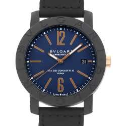 BVLGARI ブルガリブルガリ BBW40CGLD ブラック カーボン 新品)BVLGARI ブルガリ ブルガリ・ブルガリ カーボンゴールド