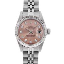 179171G ピンク ROLEX（ロレックス）デイトジャスト 10Pダイヤ 中古