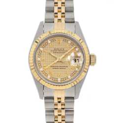 79173G シャンパン ROLEX（ロレックス）デイトジャスト 10Pダイヤ 中古