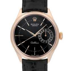 50529 ブラック ROLEX（ロレックス）チェリーニ デュアルタイム 中古