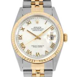 16233 16013 デイトジャスト ROLEX純正 ダイアル ホワイト ローマ文字