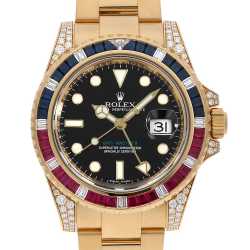 【非売品】新品ROLEX GMT-MASTER II 拡大レンズ付き ロレックス GMTマスター Ⅱ オイスタースチール、M126720VTNR-0001