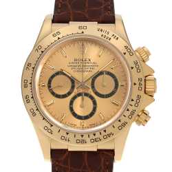 最安値　新品未使用　ロレックス デイトナ コスモグラフ ゴールド掛け時計 非売品 ロレックス デイトナ イエローゴールド/YGの中古・新品腕時計| 高級
