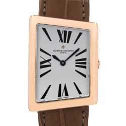 ヴシュロンコンスタンタン　アシメトリカル　純正替えベルト 37010/000J-8812 シルバー VACHERON CONSTANTIN（ヴァシュロン