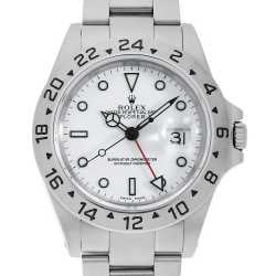 雲の王冠 16570 ホワイト ROLEX（ロレックス）エクスプローラーII 中古
