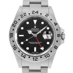 ルカら 16570 ブラック ROLEX（ロレックス）エクスプローラーII 中古