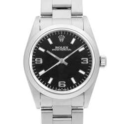 77080 ブラック ROLEX（ロレックス）オイスターパーペチュアル 中古 