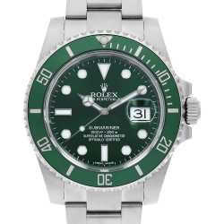 116610LV グリーン ROLEX（ロレックス）サブマリーナ デイト 中古 