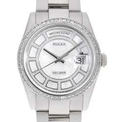218238BG シャンパン ROLEX（ロレックス）デイデイトII 8Pダイヤ 2P