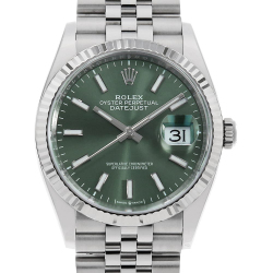 126234 シルバー ROLEX（ロレックス）デイトジャスト36 VI/IXダイヤ
