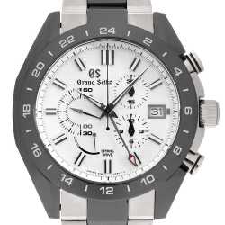 ​OH明細付グランドセイコー SBGC003 スプリングドライブ クロノグラフ SBGC003 ブラック Grand Seiko（グランドセイコー）スポーツ