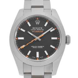 116400GV ブラック ROLEX（ロレックス）ミルガウス グリーンガラス 
