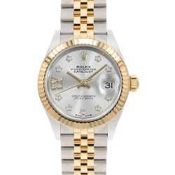 279173G シャンパン ROLEX（ロレックス）デイトジャスト 9Pスター