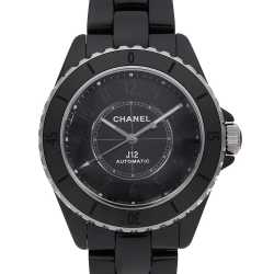 H2569 ブラック CHANEL（シャネル）J12 黒セラミック 8Pダイヤ 新品