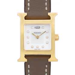 HERMESエルメスHH1.101 Hウォッチ ミニ 新型文字盤 外装仕上げ済み HH1.101 ホワイト HERMES（エルメス）Hウォッチミニ 中古 | 東京・大阪